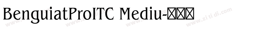 BenguiatProITC Mediu字体转换 BenguiatProITC Mediu字体转换